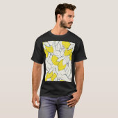 Waterverf Citrus Naadloze Patroon T-shirt (Voorkant volledig)
