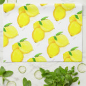 Waterverf Citrus Pattern Theedoek (Gevouwen)
