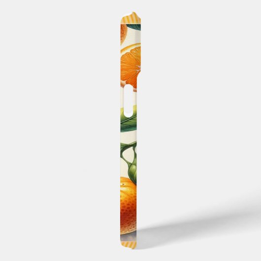 Waterverf Citrus Sinaasappel bladeren bruiloft Case-Mate iPhone Case (Achterkant / Rechts)