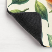 Waterverf Citrus Sinaasappel bladeren bruiloft Muismat (Hoek)