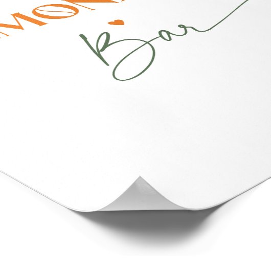 Waterverf citrus sinaasappels limonade Bar Poster (Hoek)