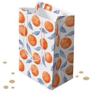 Waterverf Citrus Sinaasappels Mediterraan Medium Cadeauzakje