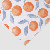 Waterverf Citrus Sinaasappels Mediterraan Tissuepapier (Detail)