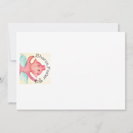 Waterverf Citrus Slices Kaart (Achterkant)