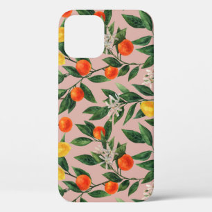Waterverf Citrus takken Ornament Patroon Case-Mate iPhone Case