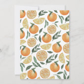 Waterverf citrusbloem tuinkinderen verjaardag kaart (Achterkant)