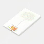 Waterverf citrusboom in potten post-it® notes (Schuin)