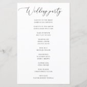 Waterverf citrusbruiloft. Zomerbloemen (Achterkant)