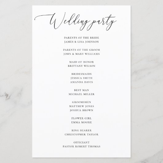 Waterverf citrusbruiloft. Zomerbloemen (Achterkant)