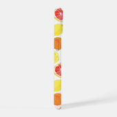 Waterverf citrusfruitpatroon iPhone 15 case (Rechterkant)