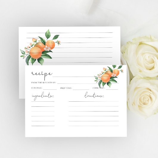 Waterverf citrussinaasappel