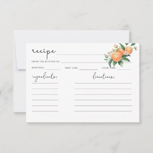 Waterverf citrussinaasappel (Voorkant)