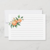 Waterverf citrussinaasappel (Achterkant)