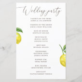 Waterverf citrustuinbouwprogramma voor citroencitr (Achterkant)