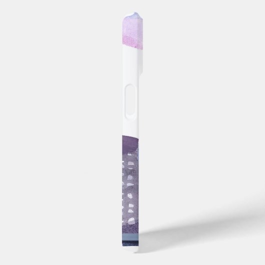 Waterverf CityScape Skyline Case-Mate iPhone Case (Achterkant / Rechts)