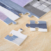 Waterverf CityScape Skyline Legpuzzel (Zijkant)