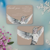 Waterverf Classic Hummingbird Memorial Dank u Notitiekaartje