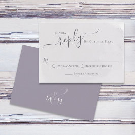 Waterverf Classic Lila Lavendel RSVP Kaartje