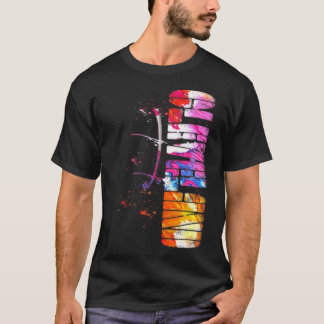 Waterverf Cleveland Lettering Clevela T-shirt