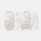 Waterverf Cloud 9 Vrijgezellenfeest Dank u Bedankdoosjes (Uitgevouwen)