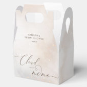 Waterverf Cloud 9 Vrijgezellenfeest Dank u Bedankdoosjes (Geopend)