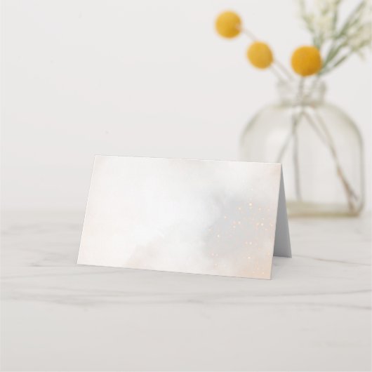 Waterverf Cloud Nine Blank Food Label of Plaatskaartje (Voorkant)