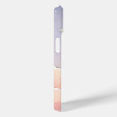 Waterverf Cloudscape Roze lucht met naam Case-Mate iPhone Case (Achterkant / Rechts)