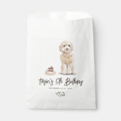 Waterverf Cockapoo Dog Verjaardag Bedankt Bedankzakje (Voorkant)