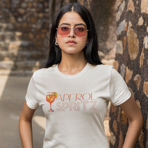 Waterverf Cocktail Aperol Spritz T-shirt