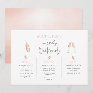 Waterverf cocktail champagne 3 dagen