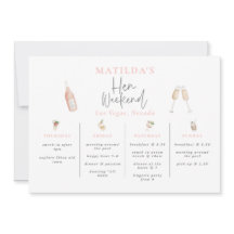 Waterverf cocktail champagne weekend