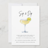 Waterverf Cocktail Pool Party 30e Verjaardag Kaart (Voorkant)