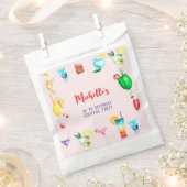 Waterverf Cocktail verjaardagsfeest voor volwassen Bedankzakje (Geknipt)