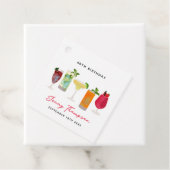 Waterverf cocktailparty Drink verjaardagsfeestje Bedankjes Labels (In situ)