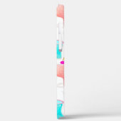 Waterverf Cocktails Dranken Monogram Case-Mate iPhone Case (Achterkant / Links)