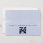 Waterverf Cocktails Drink QR Code Social Media Kaart (Achterkant)