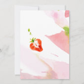 Waterverf Cocktails Invitation Kaart (Achterkant)