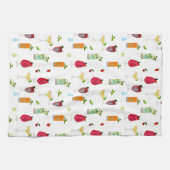 Waterverf Cocktails & Party Drinken Bartender Theedoek (Horizontaal)