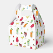 Waterverf cocktails & party Drinken Bedankdoosjes (Achterkant)