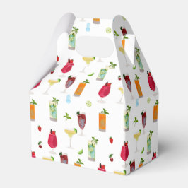 Waterverf cocktails & party Drinken Bedankdoosjes