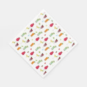 Waterverf cocktails & party Drinken Servet (Hoek)