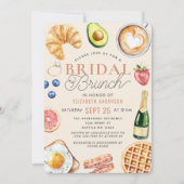 Waterverf Coffee Bridal Brunch Vrijgezellenfeest Kaart (Voorkant)