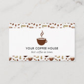 Waterverf coffeeshop visitekaartje (Voorkant)