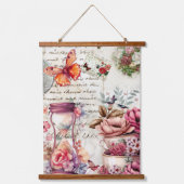  Waterverf collage Hangend Wandkleed (Voorkant)