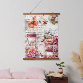  Waterverf collage Hangend Wandkleed (Slaapkamer)