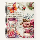  Waterverf collage Notitieboek (Voorkant)