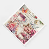  Waterverf collage Servet (Hoek)