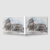 Waterverf Colosseum Rome Italië Gastenboek (Volledig)