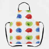 Waterverf Comic Cartoon Fish All-Over Print Schort (Voorkant)