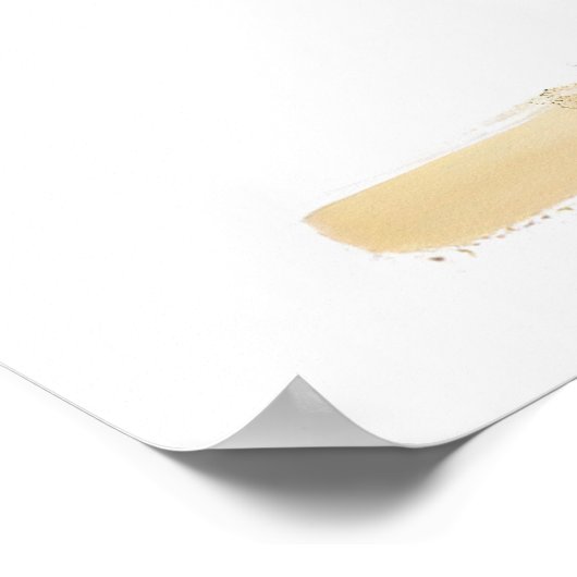 Waterverf Comic Dog en Bird on Tail Poster (Hoek)